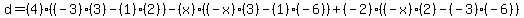 d=%284%29%28%28-3%29%283%29-%281%29%282%29%29-%28x%29%28%28-x%29%283%29-%281%29%28-6%29%29%2B%28-2%29%28%28-x%29%282%29-%28-3%29%28-6%29%29