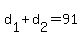d%5B1%5D+%2B+d%5B2%5D+=+91