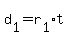 d[1] = r[1]*t