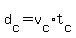d%5Bc%5D+=+v%5Bc%5D+%2A+t%5Bc%5D