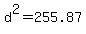 d%5E2=255.87