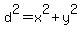 d%5E2=x%5E2%2By%5E2
