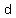 d