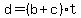 d+=+%28b+%2B+c%29%2At