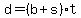 d+=+%28b+%2B+s%29%2At