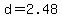 d+=+2.48