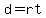 d = rt