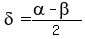 delta+=+%28alpha+-+beta%29%2F2