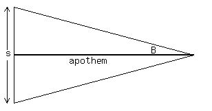 drawing%28300%2C160%2C-2%2C28%2C-8%2C8%2C%0D%0Atriangle%280%2C7%2C0%2C-7%2C26.124%2C0%29%2C%0D%0Aline%280%2C0%2C26.124%2C0%29%2C%0D%0Alocate%288%2C0%2Capothem%29%2C+locate%28-1.2%2C1.1%2Cs%29%2Clocate%2820%2C1.5%2CB%29%2C%0D%0Aarrow%28-1%2C0.8%2C-1%2C7%29%2Carrow%28-1%2C-0.8%2C-1%2C-7%29%0D%0A%29