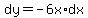 dy+=+-6x%2Adx