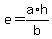 e=a%2Ah%2Fb