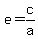 e+=+c%2Fa
