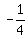 expr%28-1%2F4%29