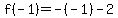 f%28-1%29=-%28-1%29-2