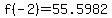 f%28-2%29=55.5982