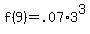 f%289%29+=+.07%2A3%5E3