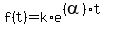f%28t%29=k%2Ae%5E%28%28alpha%29+t%29