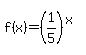 f%28x%29=%281%2F5%29%5E%28x%29