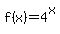 f%28x%29=4%5Ex