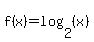 f%28x%29=log%282%2C%28x%29%29