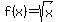 f%28x%29+=+sqrt%28x%29