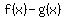 f%28x%29-g%28x%29