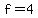 f=4