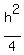 h%5E2%2F4