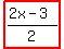 highlight((2x-3)/2)