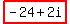 highlight%28-24%2B2i%29