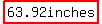 highlight(63.92inches)
