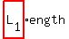 highlight(L[1])ength