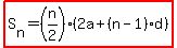 highlight%28S%5Bn%5D=%28n%2F2%29%282a%2B%28n-1%29d%29%29