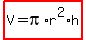 highlight%28V=pi%2Ar%5E2%2Ah%29