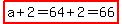 highlight%28a%2B2=64%2B2=66%29