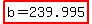 highlight%28b=239.995%29