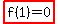 highlight(f(1) = 0)