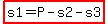 highlight%28s1=P-s2-s3%29