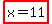 highlight(x=11)