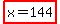 highlight(x=144)