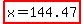 highlight(x=144.47)