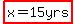 highlight(x=15yrs)