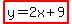 highlight(y=2x+9)