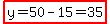 highlight(y=50-15=35)