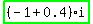 highlight_green%28+%28-1%2B0.4%29%2Ai+%29