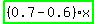 highlight_green%28+%280.7-0.6%29%2Ax+%29