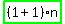 highlight_green%28+%281%2B1%29%2An+%29