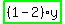 highlight_green%28+%281-2%29%2Ay+%29