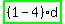 highlight_green%28+%281-4%29%2Ad+%29
