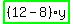 highlight_green%28+%2812-8%29%2Ay+%29